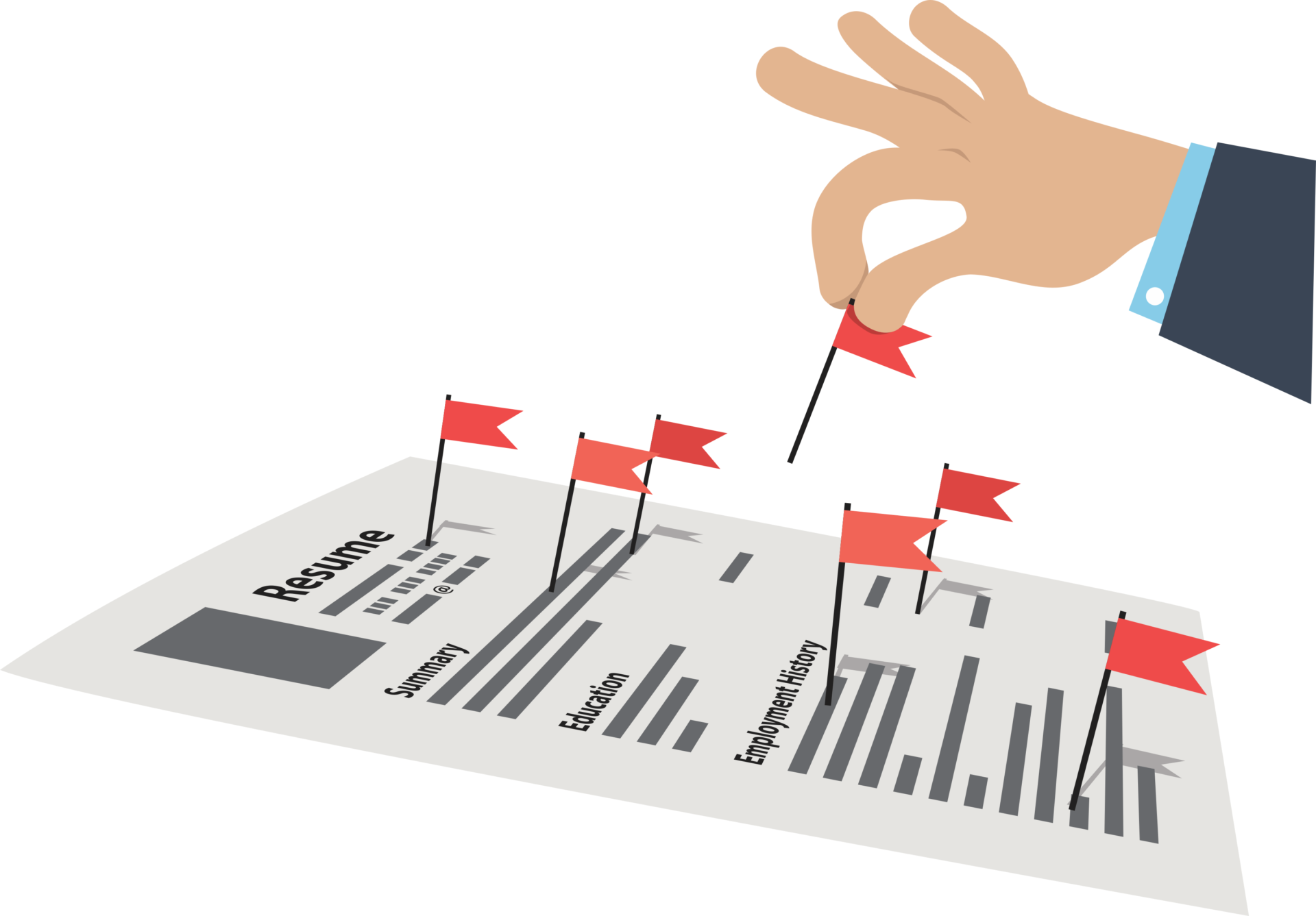 Check for these 8 red flags in your next resume review